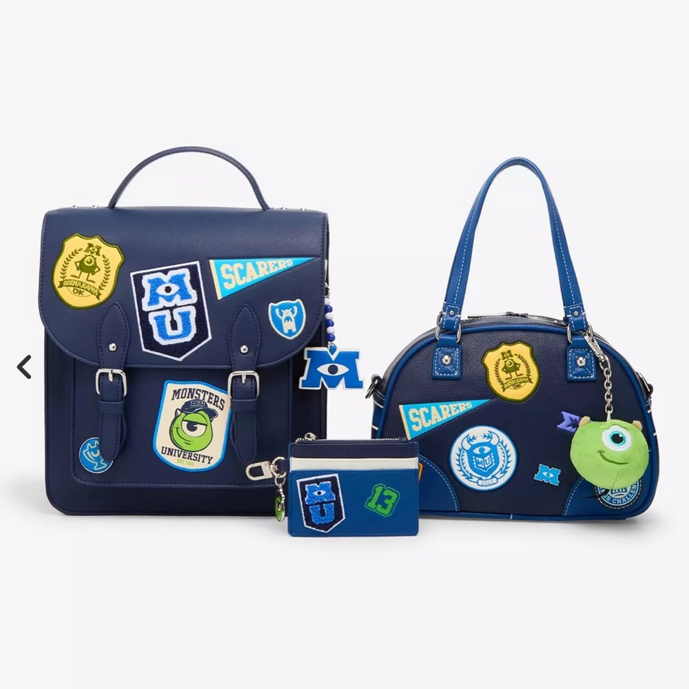 Disney Pixar Monsters University Patches Mini Backpack - BoxLunch Exclusive - Picture 5 of 7